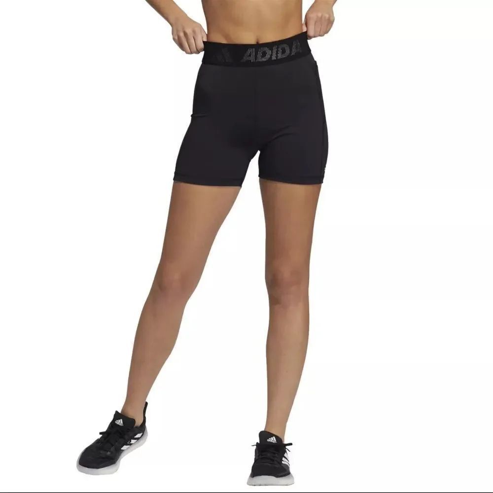 shorts Womens, adidas Techfit Badge Of Sport Short Tights, black XL